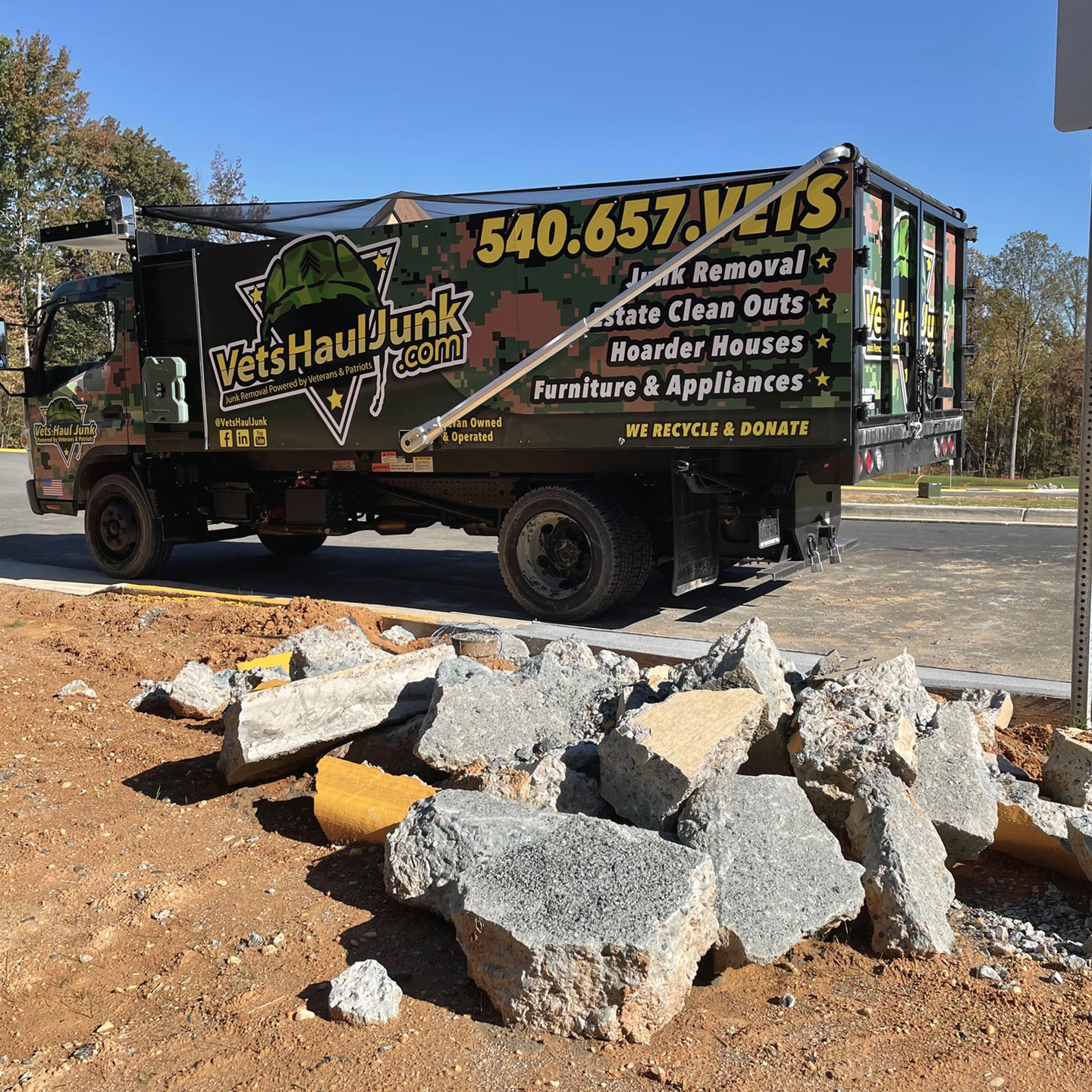 construction debris removal North Carolina, Statesville Stafford Norfolk
